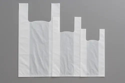 Bolsas plásticas con manijas reforzadas para embalaje industrial